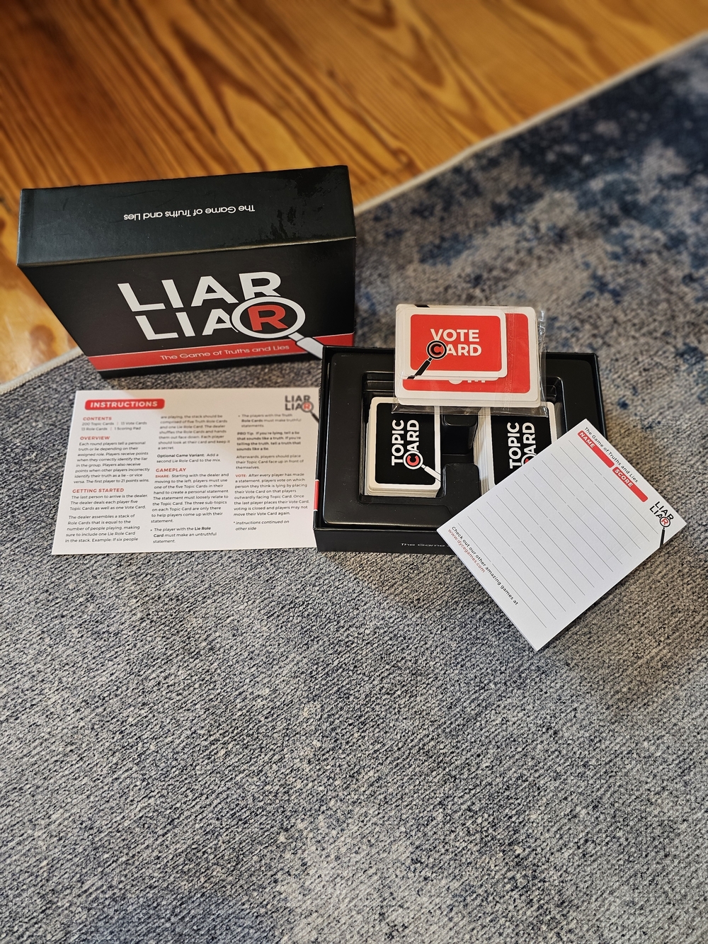 Dyce Liar Liar Party Card Game Truths & Lies Family Game 3+ Players